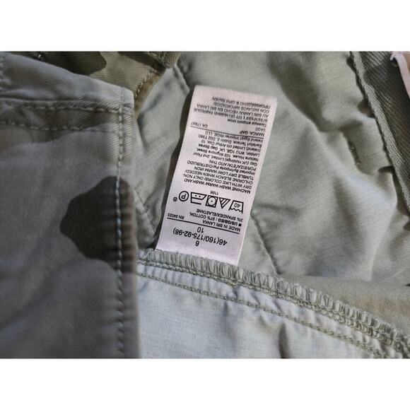 GAP Women’s Green Camo High Rise Straight Khaki Pants – Size 6 - Picture 7 of 8